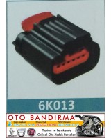 6K013 OTO SOKET Akışmetre/Debimetre Soketi  FORD 6C11-12B579-AA 7M51-12B579-BB PEUGEOT Jumper Boxer